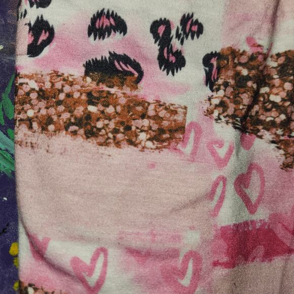 Shein Curve Shirt - Size 2X - Pink Animal Print with Sequins - Picture 7 of 7